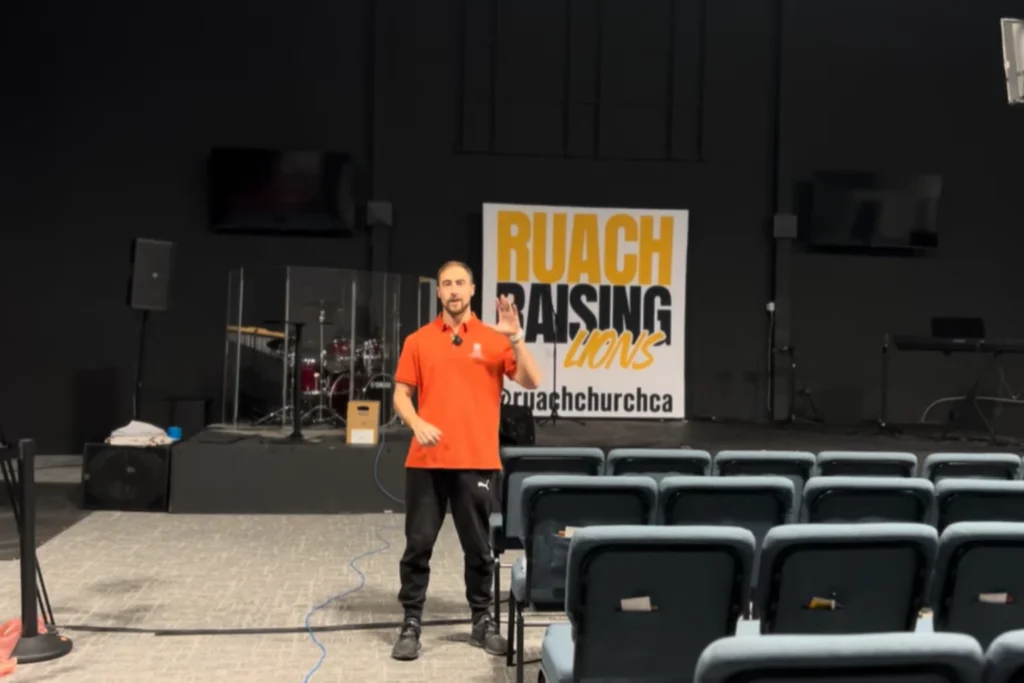 LED display installation at Ruach Church