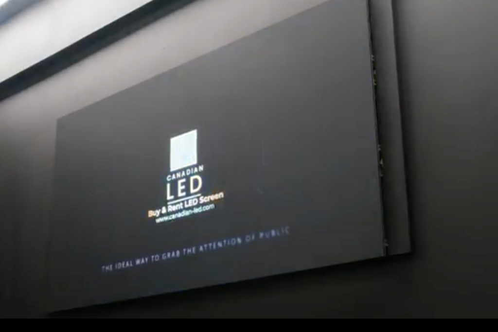 LED display installation process