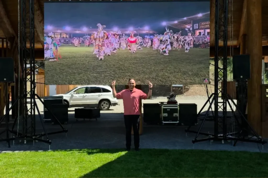GOB LED module protection for church LED displays